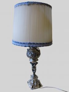 LUMINÁRIA DE MESA EM PRATA 800